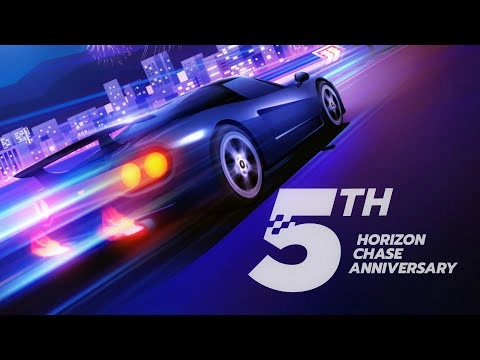 Horizon Chase 5th Anniversary - 50 Million Downloads